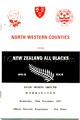 North-Western Counties v New Zealand 1972 rugby  Programme